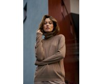 Moodo Svetr dámský CINKOV světle hnědá, XL