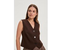 Moodo Vesta dámská ELMINAR hnědá, XXL