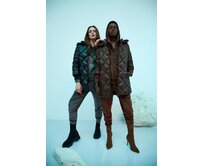 Moodo Kabát dámský ZATAA hnědá, 38