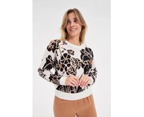 Moodo Svetr dámský LARSA bílá, XL