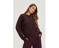 Moodo Svetr dámský CUENZA hnědá, XL