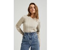 Moodo Svetr dámský RUTEE béžová, M