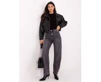 RUE Dámské jeansy DAPOD tmavě šedá, XL