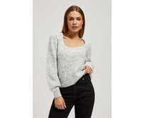 Moodo Svetr dámský DEKLI šedá, XS