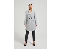 Moodo Kabát dámský JUTU šedá, L