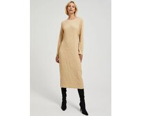 Moodo šaty dámské DUSTI béžová, XL