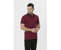 Diverse Triko pánské POLO BYONC vínová, XL