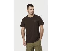Diverse Tričko pánské DKR LOGO SMR hnědá, XX/XL