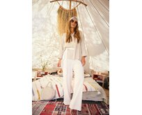 Moodo Kalhoty dámské KULOT bílá, XS