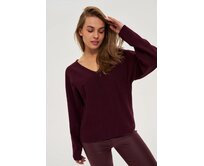 Moodo Svetr dámský WODUM vínová, L