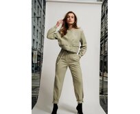 Moodo Dámské kalhoty VRBO světle zelená, XL