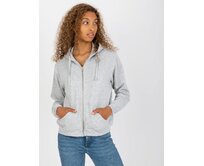 RUE Dámská mikina ROBIT světle šedá, L