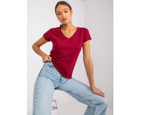 RUE Tričko dámské EMORY vínová, M