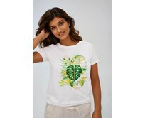 Moodo Tričko dámské LISTEX bílá, XXL