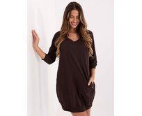 RUE šaty dámské SALERNO hnědá, L//XL