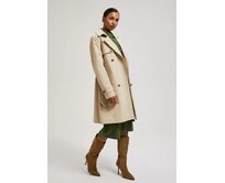 Moodo Kabát dámský TRENC béžová, XS