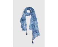 Moodo šátek dámský LIST modrá