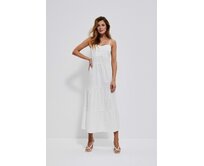 Moodo šaty dámské LANGG bílá, M