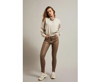 Moodo Kalhoty dámské VOSKO hnědá, S