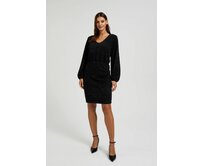 Moodo šaty dámské GEOR černá, L
