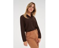 Moodo Košile dámská MAKOWA hnědá, M