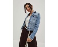Moodo Bunda dámská jeans ROCKII modrá, 36