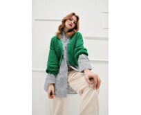 Moodo Svetr dámský kardigan JIRO zelená, L