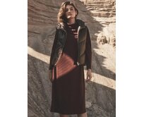 Moodo šaty dámské EDUI hnědá, S