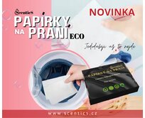 Sada 60 papírků na praní bez vůně