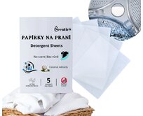 Balení 5 papírků na praní 10 praní
