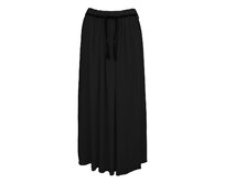 Letní jednobarevná dlouhá sukně - černá - vel. UNI