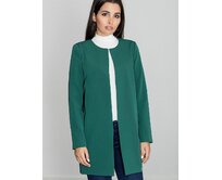 Dámský kabát / kardigan K111119 - zelený