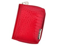 Dámská malá peněženka kožená Jennifer Jones AUK3827 - červená