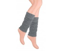 Kotníkové návleky na nohy - šedé - 3 páry - výhodné balení - vel. UNI