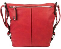 Velká A4 crossbody kabelka AK2483 - červená