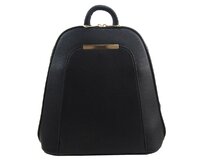 Dámský elegantní menší módní batoh / batůžek ITALY BAT0101 - černý Černá