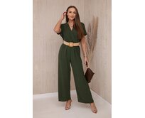 Dámský overal jednobarevný - khaki - vel. UNI Khaki, UNI
