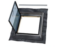 Střešní vikýř Versa+ WVD univerzální, 60x60 cm, dvojsklo, antracit