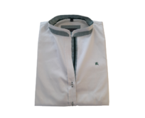 Orbis textil Orbis košile dámská bílo-zelená 3334/150 dlouhý rukáv (V) Varianta: 36 Bílá, 100% bavlna