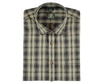 Orbis textil Orbis košile zelená kostkovaná 2917/55 dlouhý rukáv Varianta: 49/50 Zelená, 100% bavlna