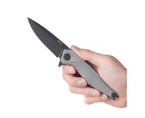 ANV Knives Nůž ANV Z300 DLC černá, Hladké ostří, Titan, Frame lock