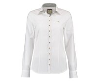 Orbis textil Orbis košile dámská bílá 3205/01 dlouhý rukáv Varianta: 40 Bílá, Zelená, 100% bavlna