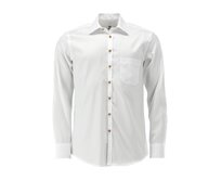 Orbis textil Orbis košile bílá 3418/01 dlouhý rukáv Varianta: 39/40 Bílá, 100% bavlna