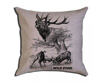 Wildzone polštář hnědý jeleni Hnědá, 100% bavlna, Bavlna / polyester, Bavlna/elastan, G-1000, Kůže,…