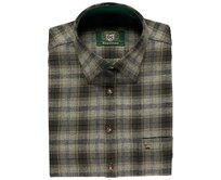 Orbis textil Orbis košile zelená flanelová 3940/55 dlouhý rukáv Varianta: 4XL Zelená, 100% bavlna