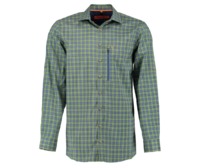 Orbis textil Orbis košile zeleno-modrá kostkovaná 4067/52 dlouhý rukáv Varianta: 39/40 Zelená, 100% bavlna