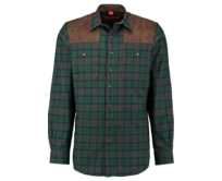 Orbis textil Orbis košile zeleno-modrá flanelová s doplňkem 4142/56 dlouhý rukáv Varianta: 45/46 Zelená, 100% bavlna
