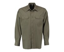 Orbis textil Orbis košile khaki zelená 0745/56 dlouhý rukáv Varianta: xL Zelená, 100% bavlna