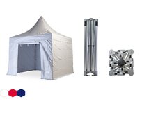 Nůžkový párty stan 3x3 m TENTino BH EXTREME PVC Barva: 1A - BÍLÁ 1A - BÍLÁ