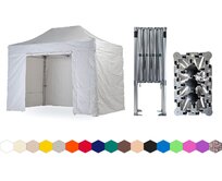 Nůžkový párty stan 2x4 m TENTino BIG HEXAGON EXTREME Barva: 1A - BÍLÁ 1A - BÍLÁ